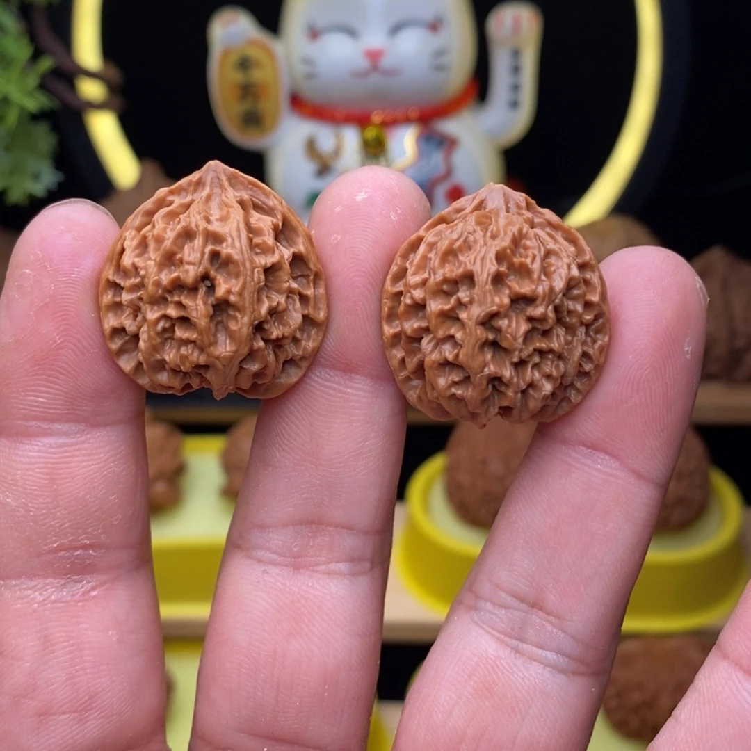 文玩核桃把件37苹果圆