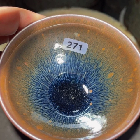 茶盏原矿原釉柴烧建盏