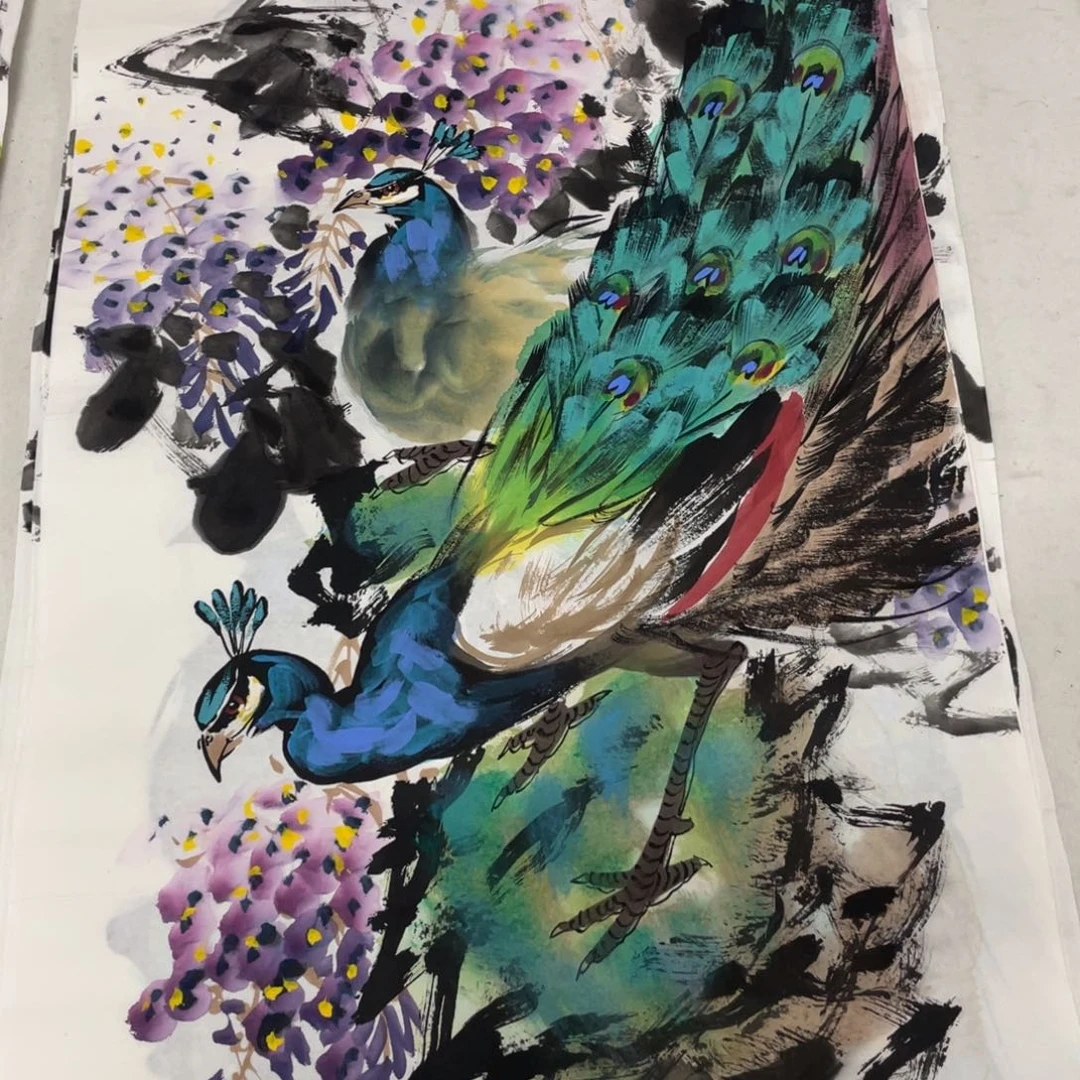 国画王孝华老师绘画