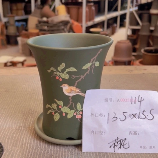 紫砂花盆紫紫砂盆