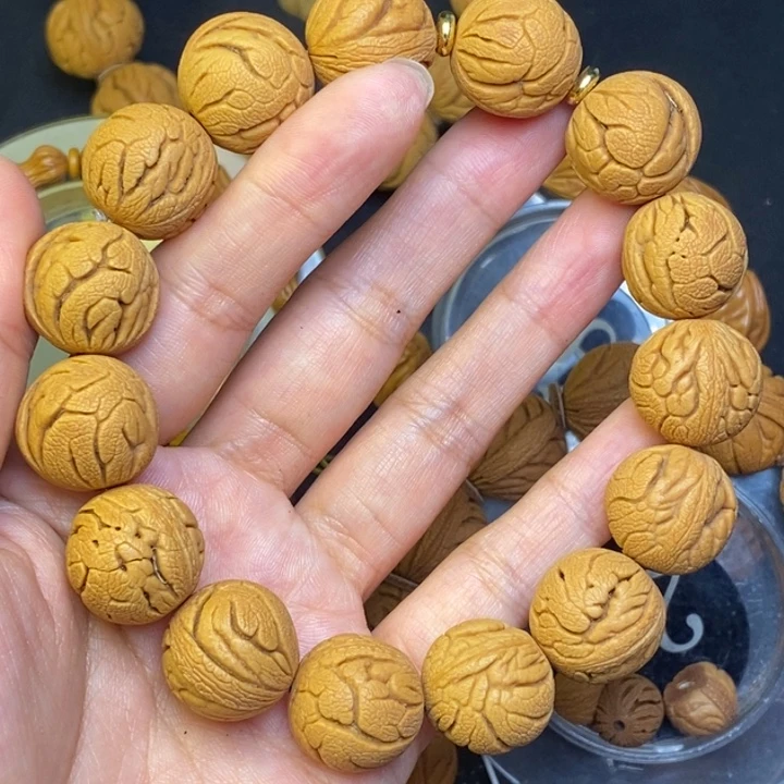 桃核吊坠秦岭龙纹桃核22