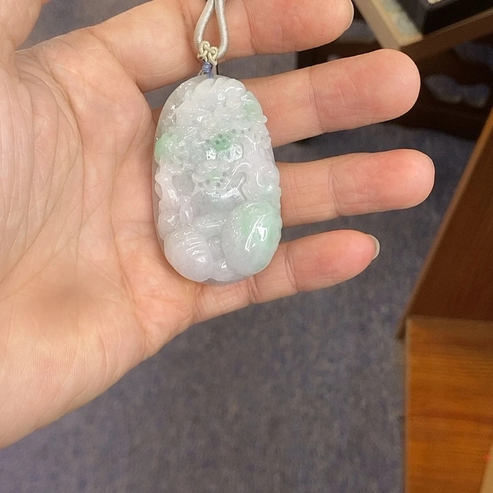 翡翠未镶嵌挂件002