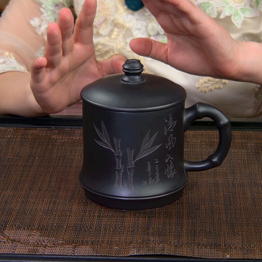 茶杯紫砂高货放漏