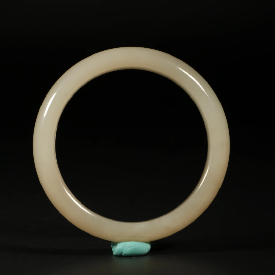 lot8848 和田玉藕粉手镯圈口54.9/云南典藏