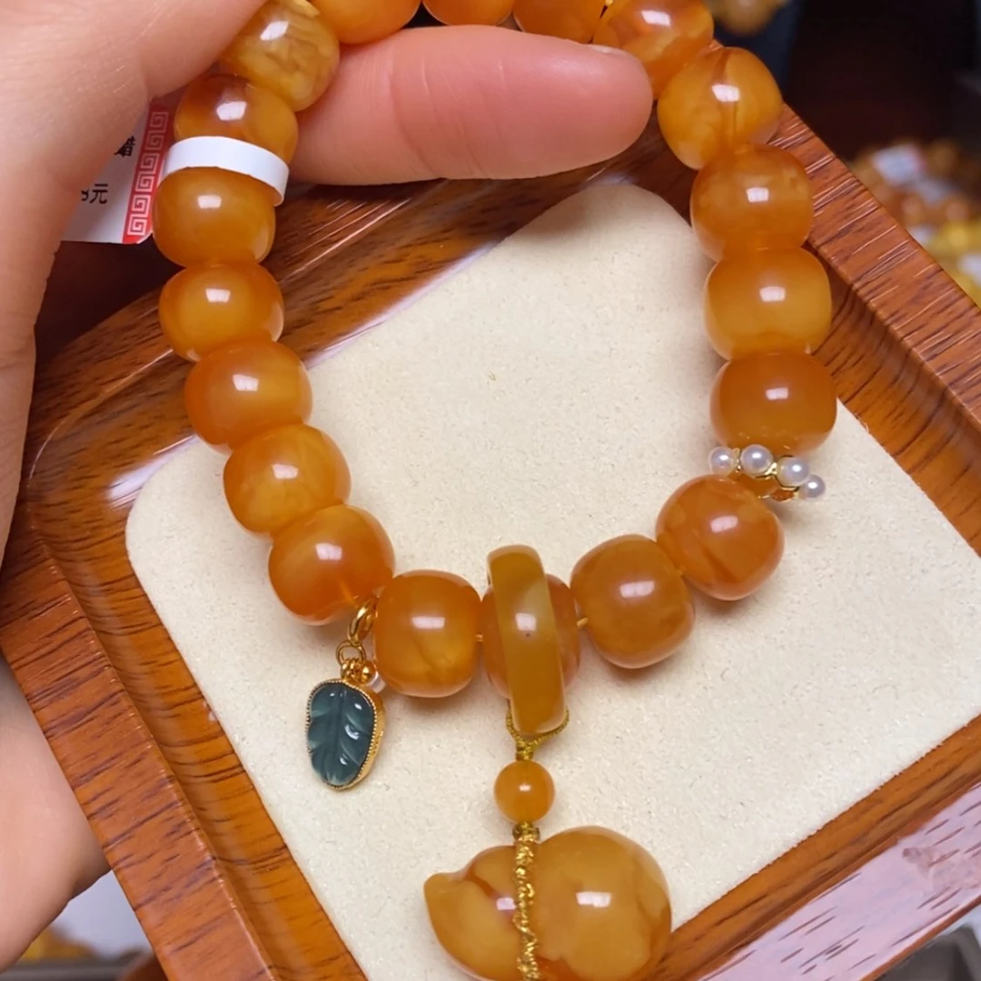 【闪购商品】蜜蜡手链未镶嵌手串