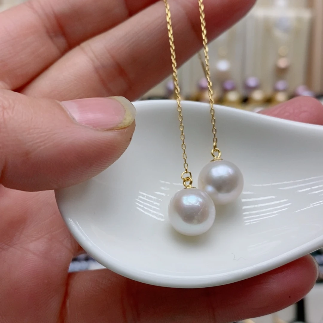 淡水珍珠颈饰银S925镶嵌