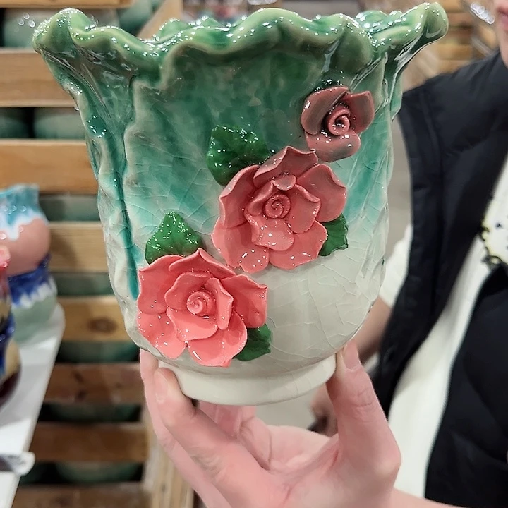 陶瓷陶瓷多肉植物花盆