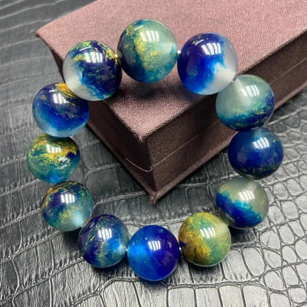 【镇店收藏 正品保障】 556精美蓝色星空手链