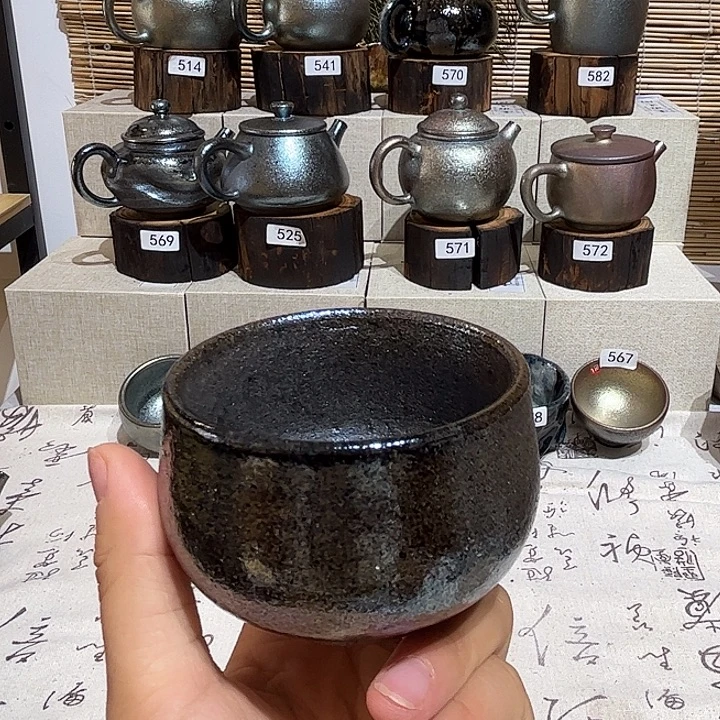杯建水紫陶柴烧杯