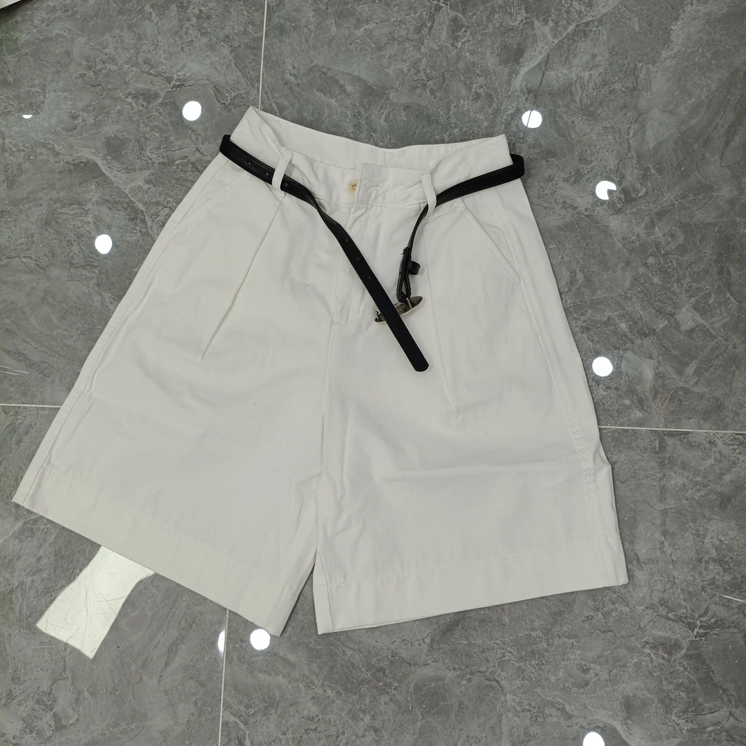 【芸姐】72673欧货高品质必入款刺绣洋气五分短裤