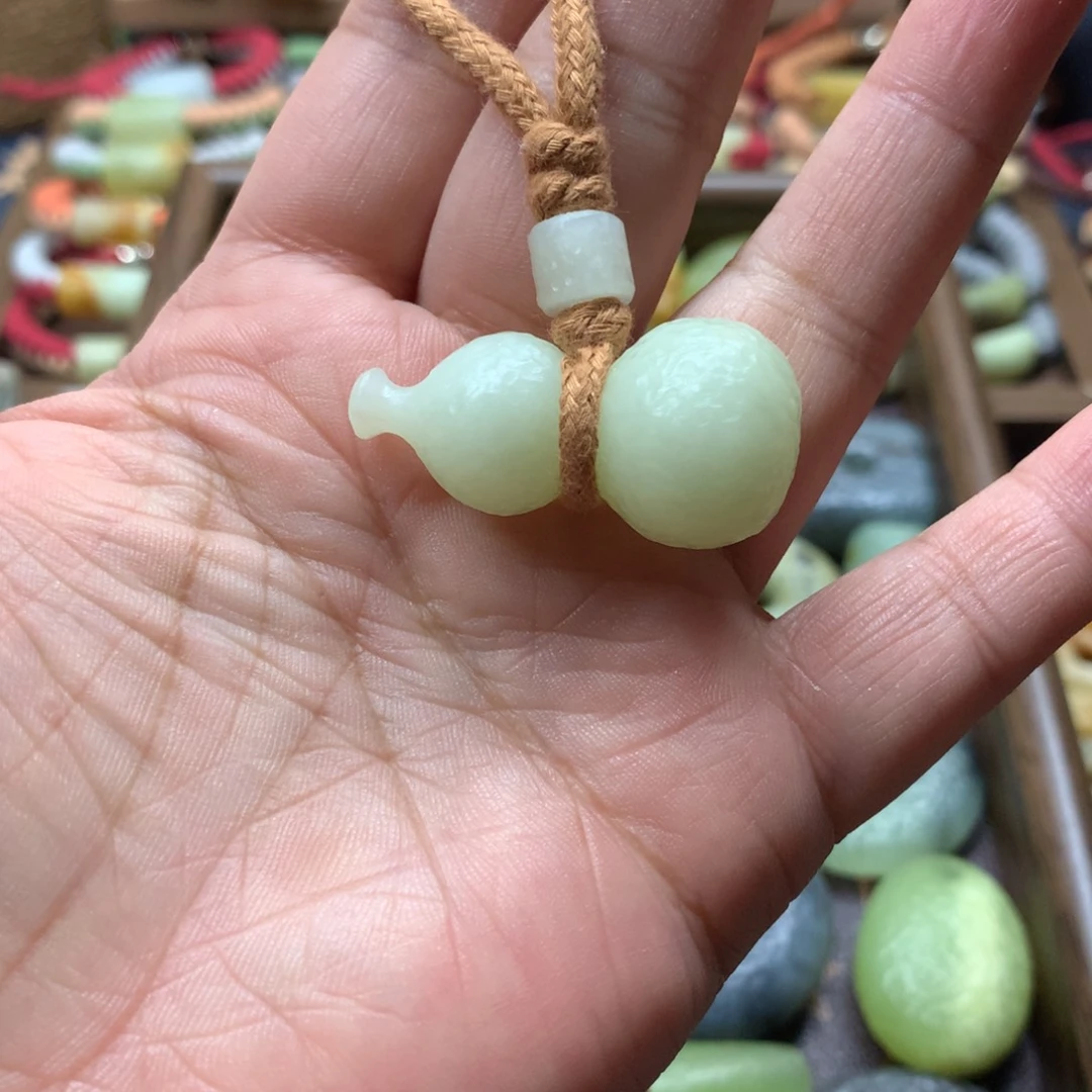 蓝***天蛇纹石玉合金手绳