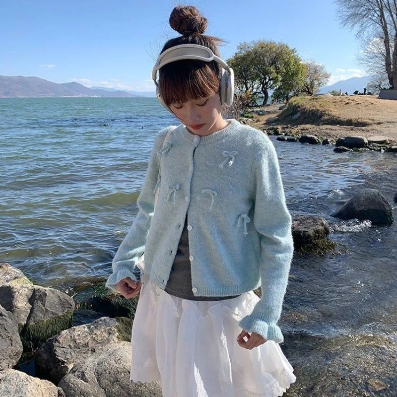 百搭时尚显瘦宽松针织衫女装韩版洋气小众设计感上衣夏季短款薄款