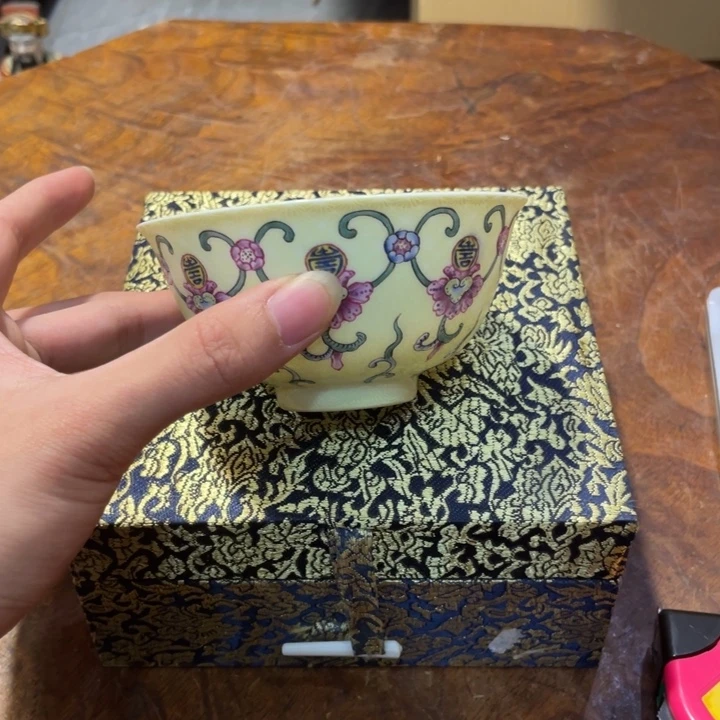 陶瓷小六古美术工艺品