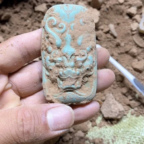 瓷片瓷器紫砂壶摆件