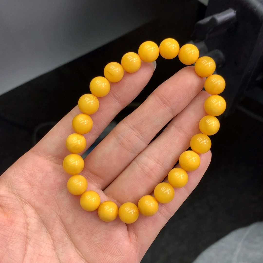 琥珀未镶嵌珠宝奇石9mm➕