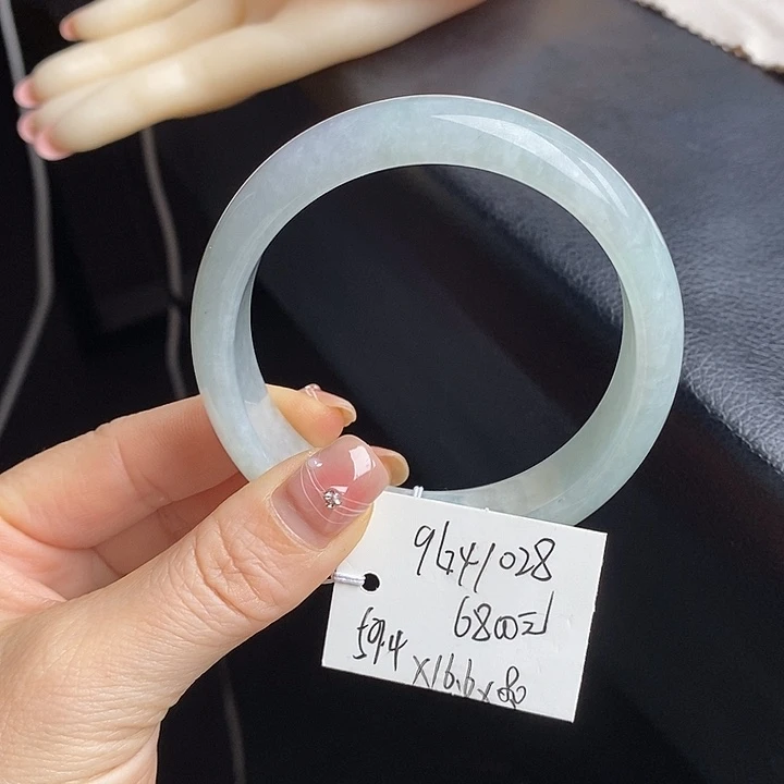 未镶嵌手镯翡翠59+正圈34