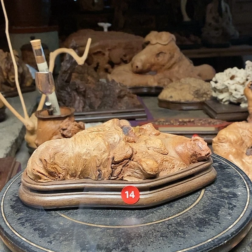 【闪购商品】14号荔枝木香炉工艺