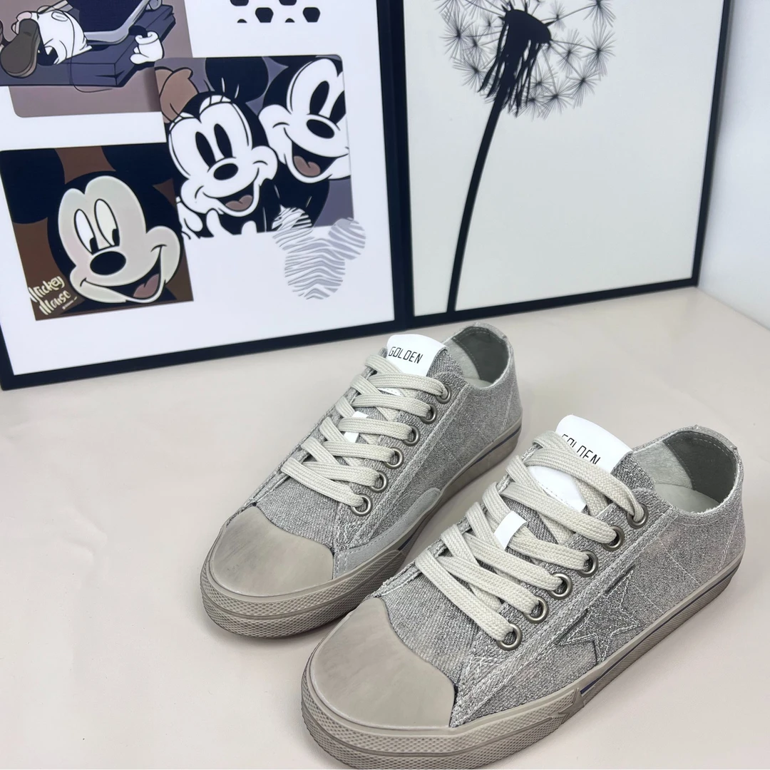 经典韩系东大门星星脏脏鞋秋季新款帆布面透气柔软软底软面星星鞋