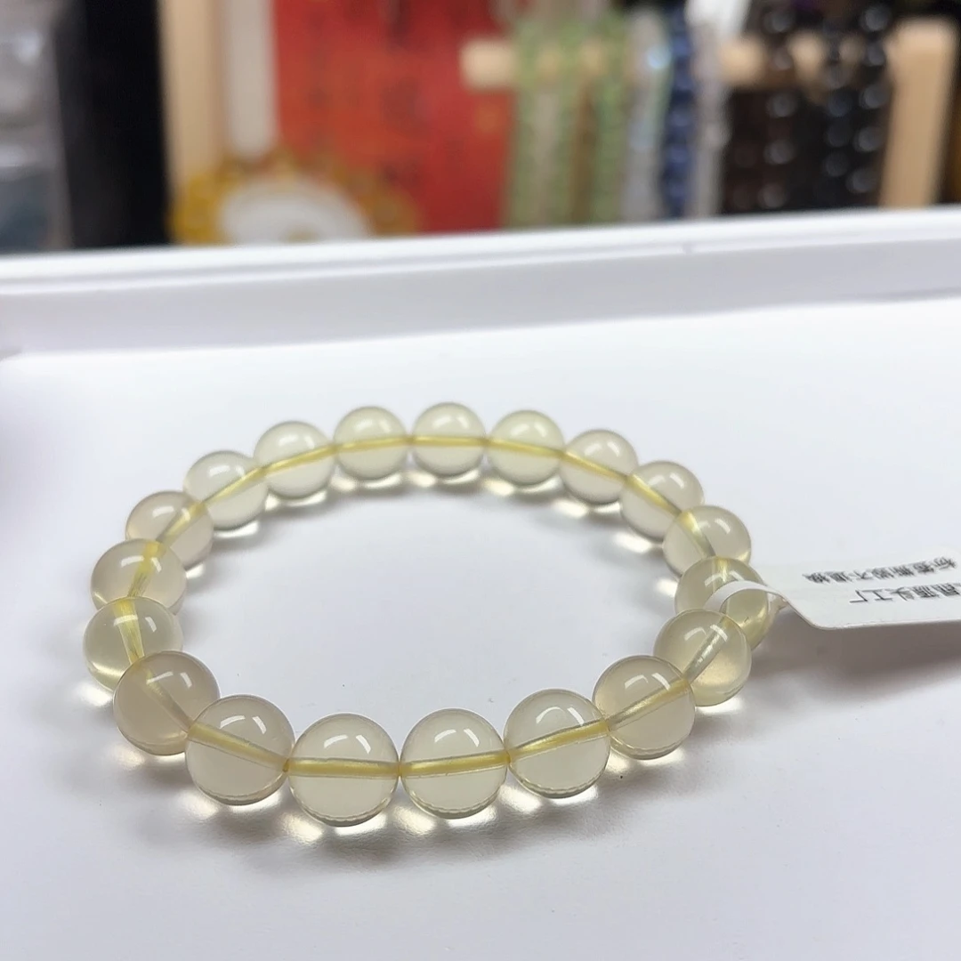 水晶手链未镶嵌柠檬晶10.7