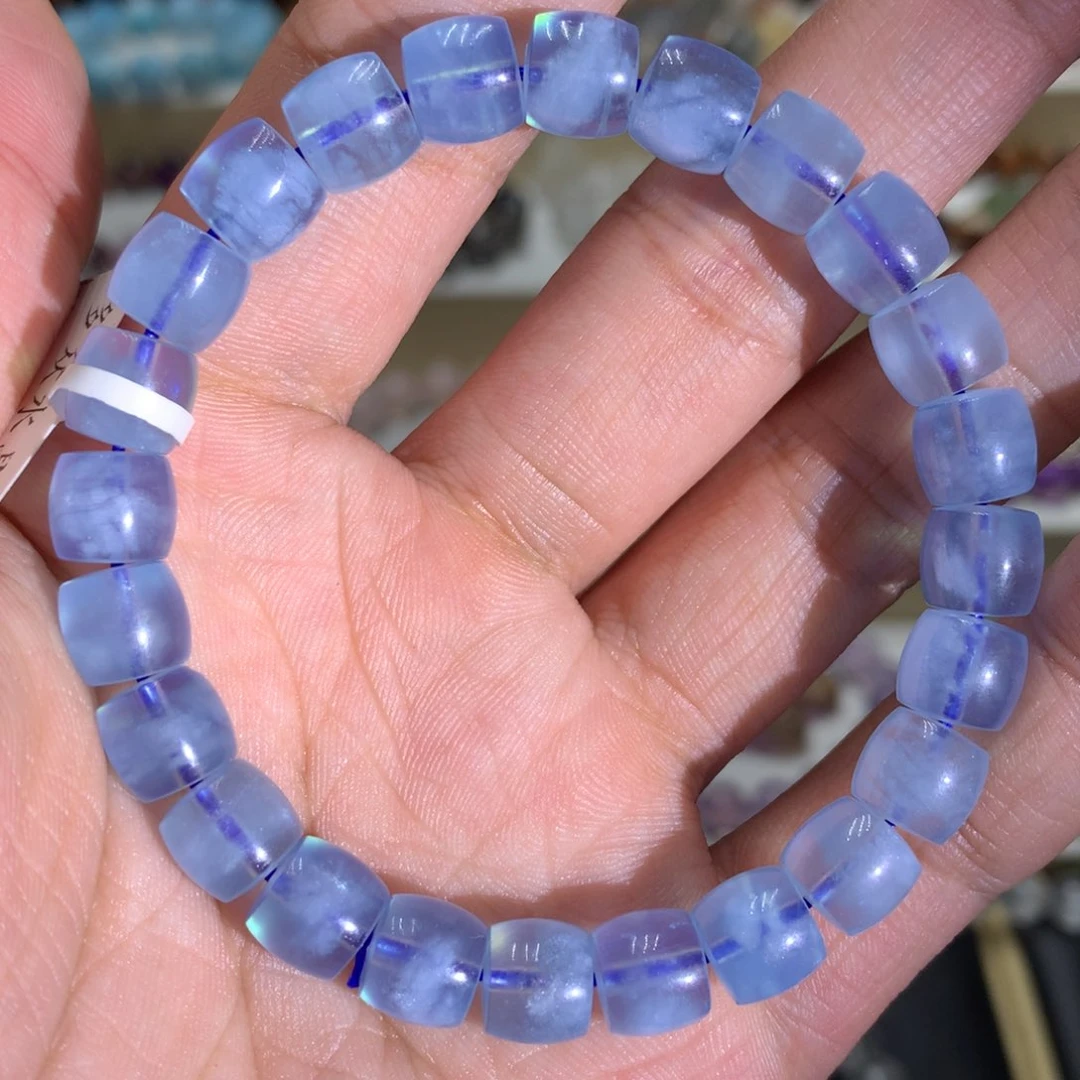 海蓝宝石手链未镶嵌不要拍