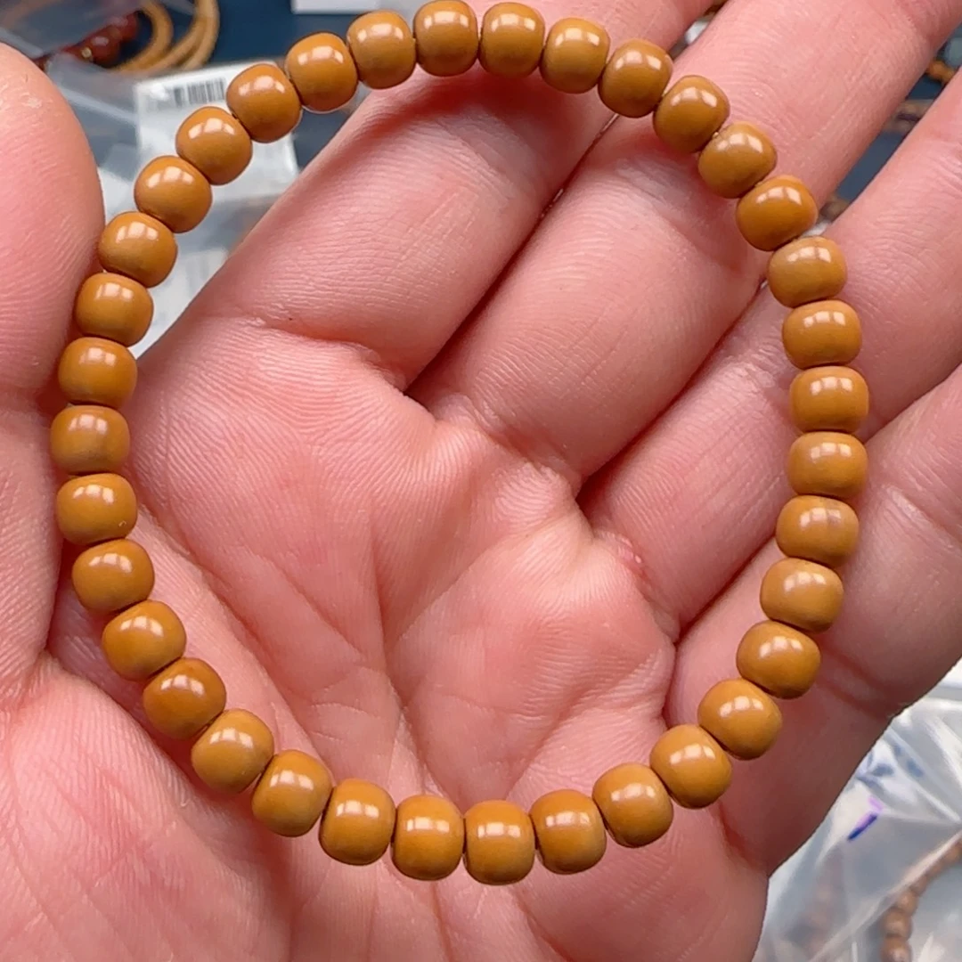 橄榄核手串核尖极限弧尺寸 6.4老挝福利