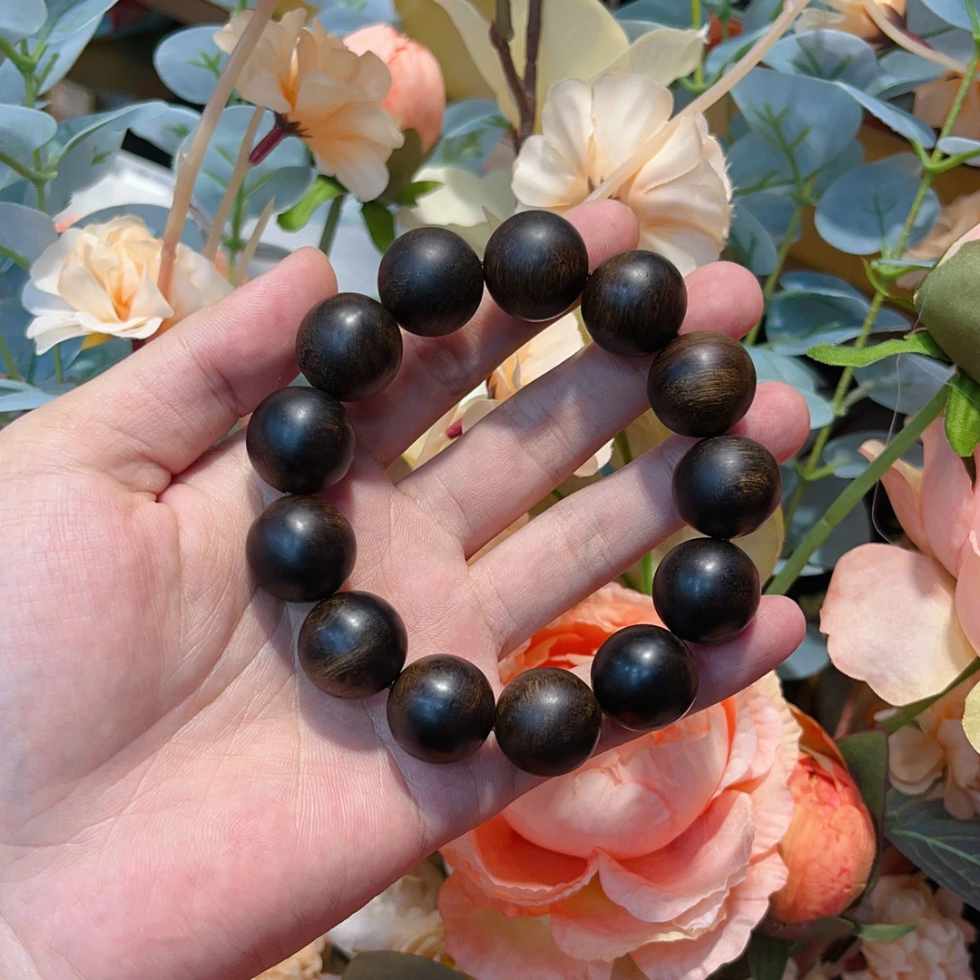 沉香曼曼珠宝沉香手串18-19mm