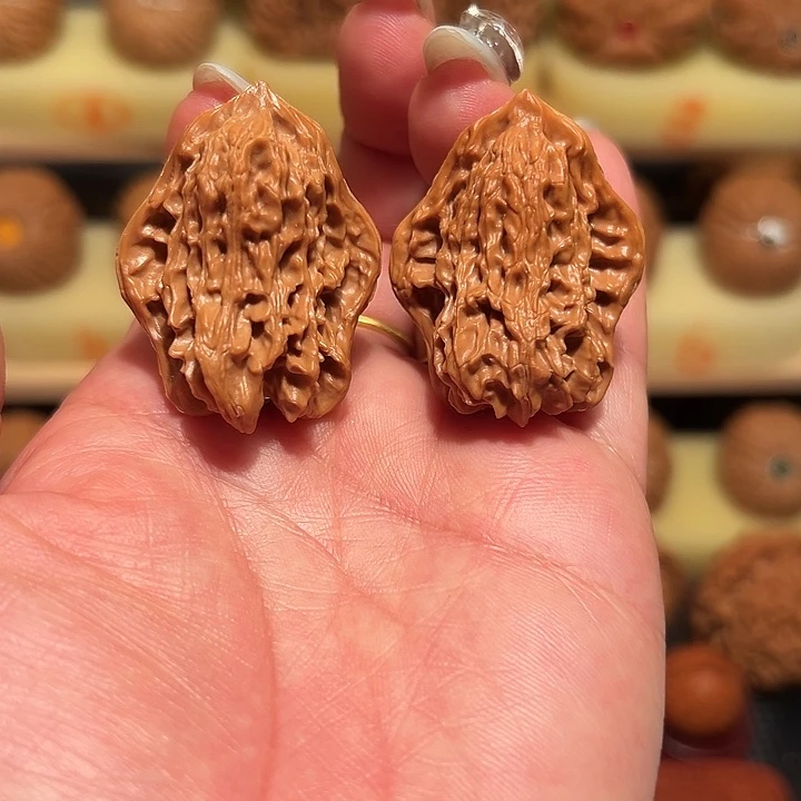 桃核把件精品小鸟39尺