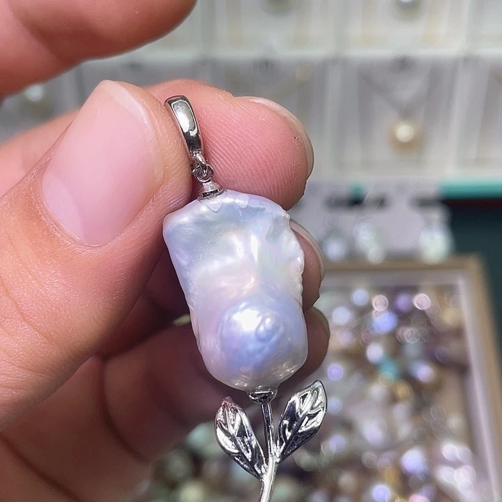 颈饰合金淡水珍珠31