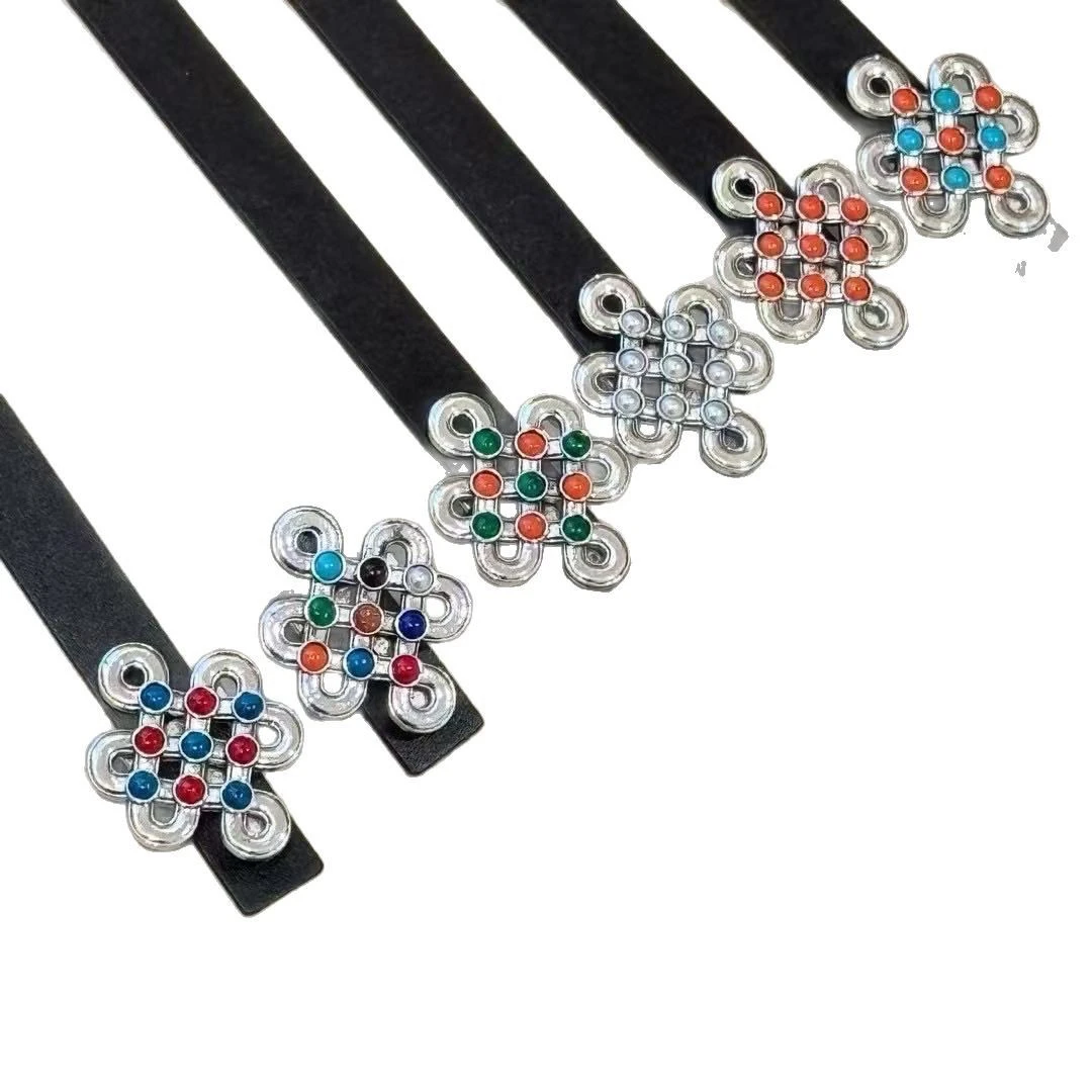 2025新款蒙古袍腰带真皮蒙古元素百搭腰饰民族风腰链配饰