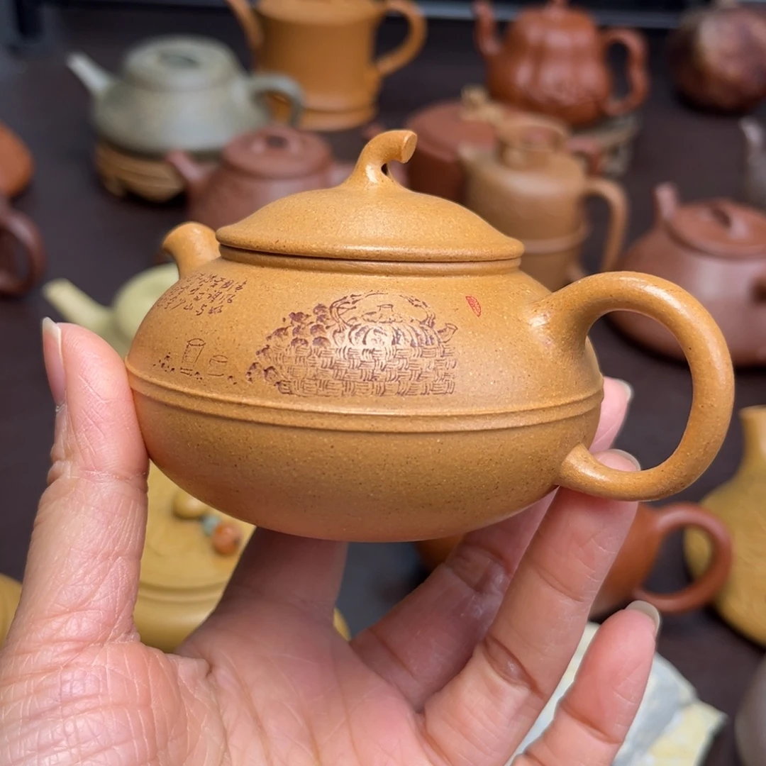 茶壶紫砂手工制作原矿紫砂