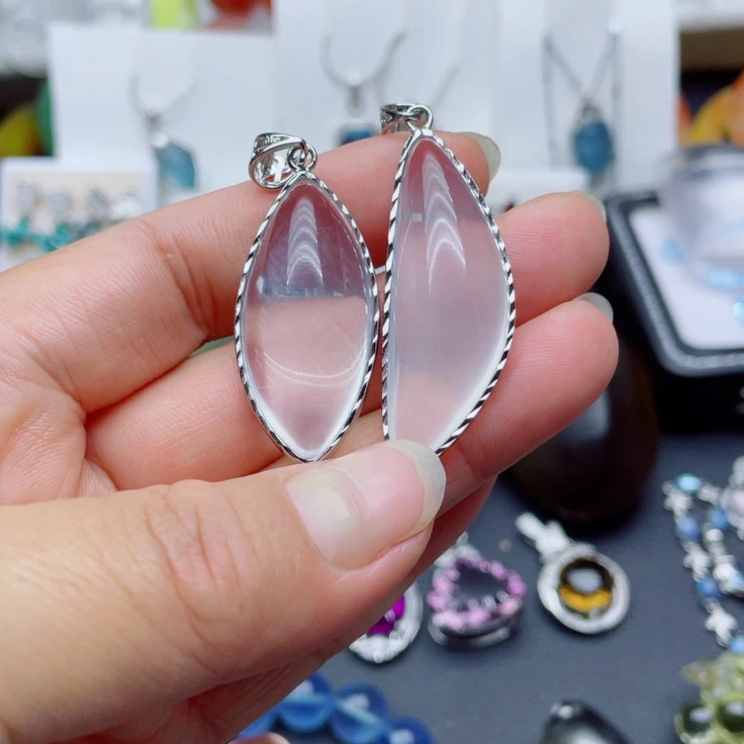 花岗石铁合金镶嵌吊坠