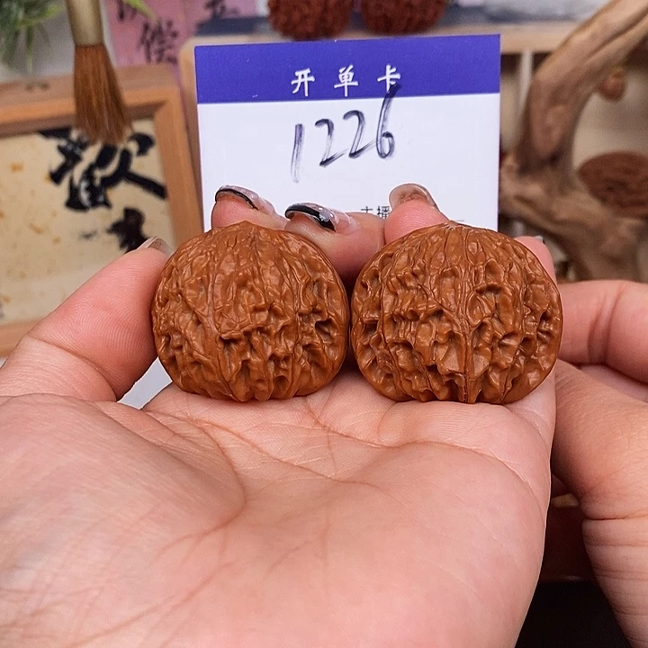 桃核吊坠磨盘38有修s