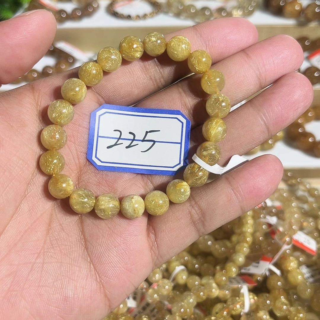 水晶手链未镶嵌甜*?晶莹剔透