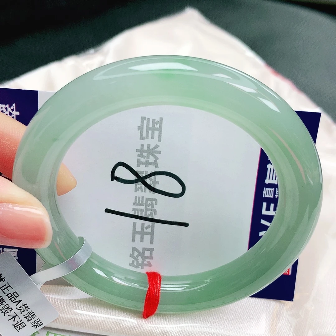 翡翠未镶嵌手镯缅甸天然a货翡翠手镯