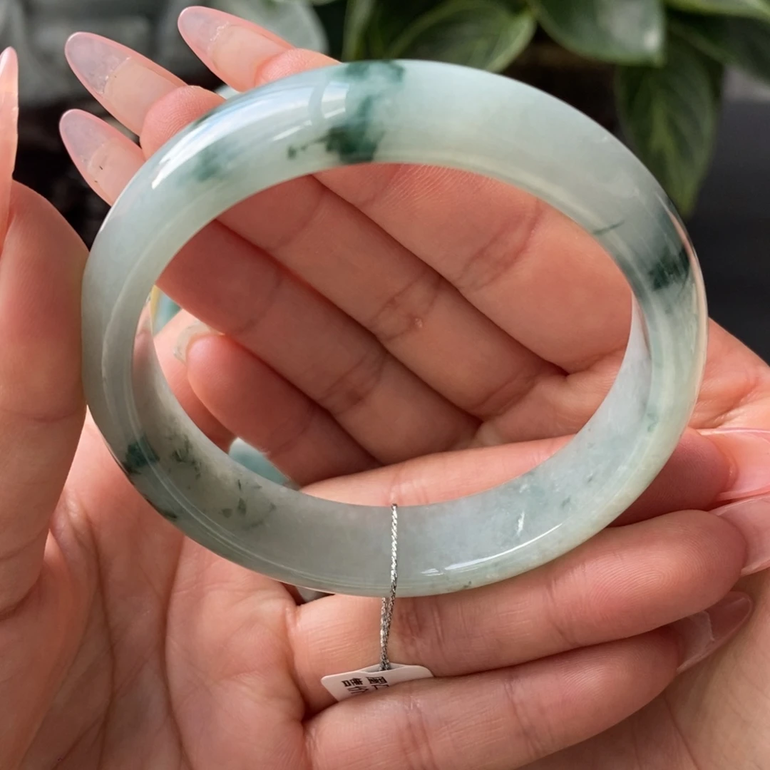 翡翠未镶嵌手镯天然