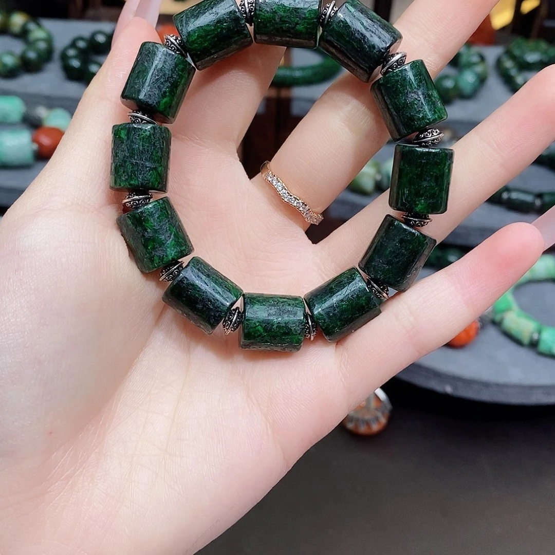 翡翠手链未镶嵌C*漂亮美眉