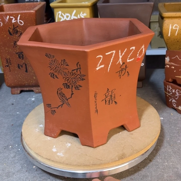 花盆紫砂紫砂花盆