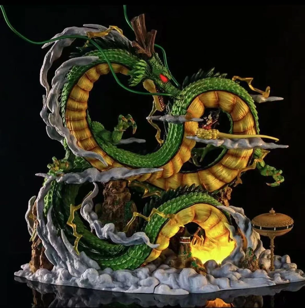 【全款现货48小时发】神龙与小悟空高约50cm 有底座 手办