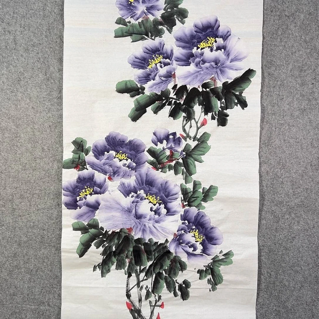 国画865 花鸟在此鸣叫时还要