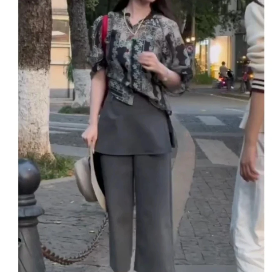 新款气质百搭休闲减龄显瘦显高洋气女装