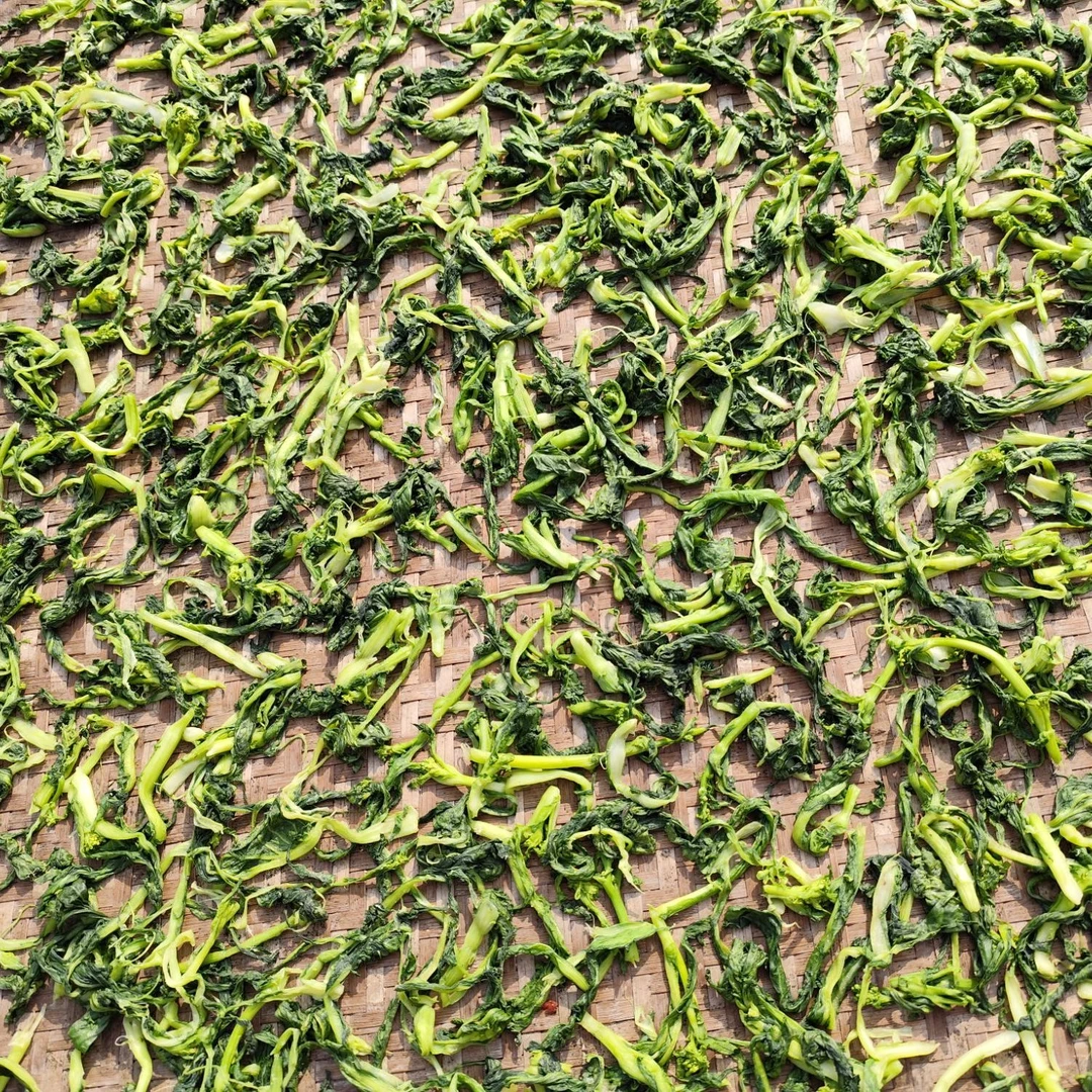 南漳特产代卖农家自晒白菜苔 炒肉做包子馅