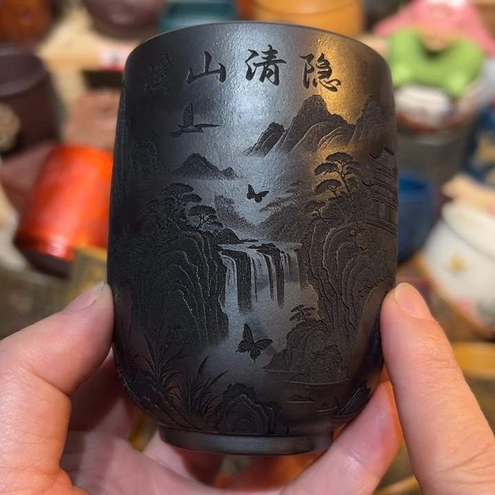 茶杯紫砂宜兴紫砂主人杯