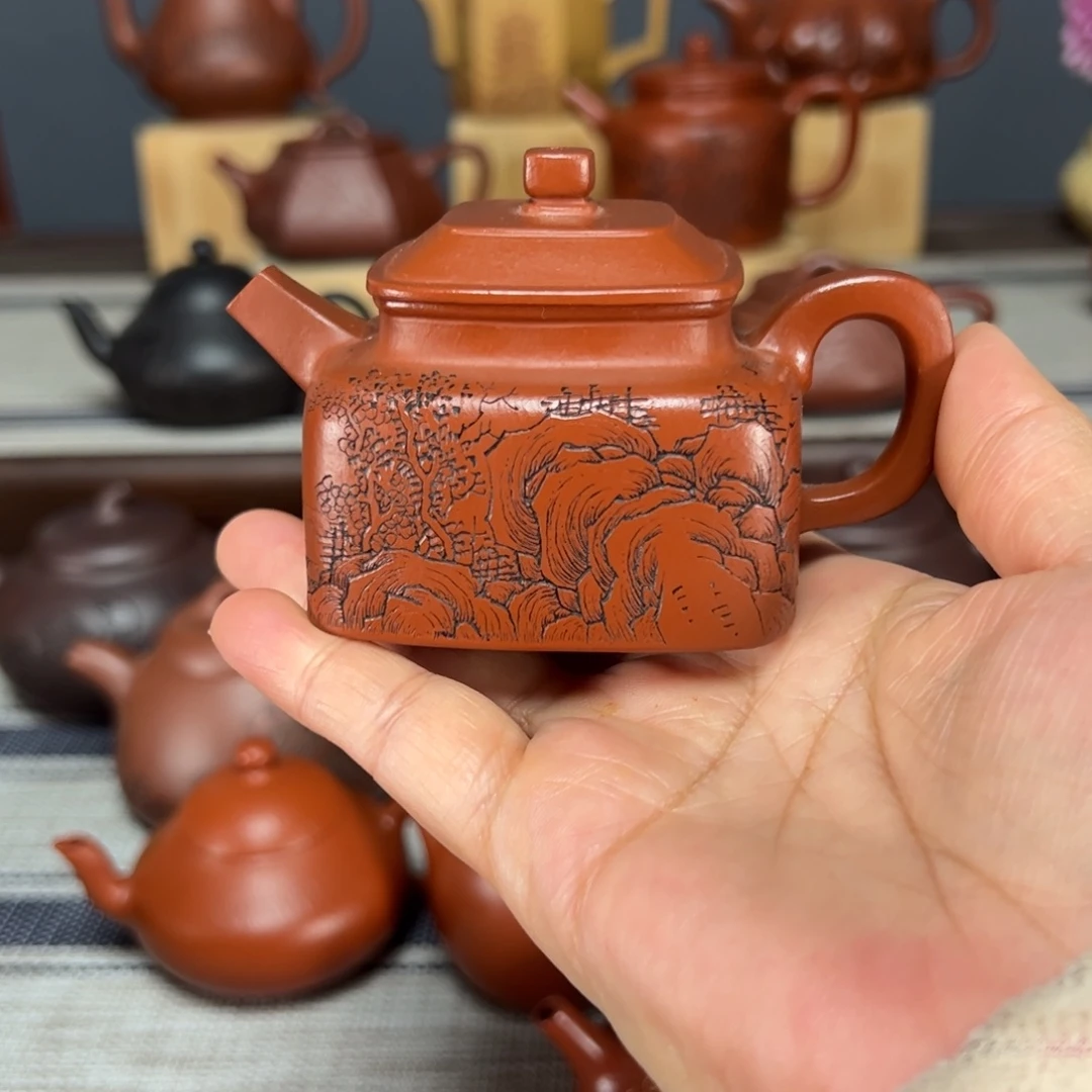 茶壶紫砂D*四方德钟