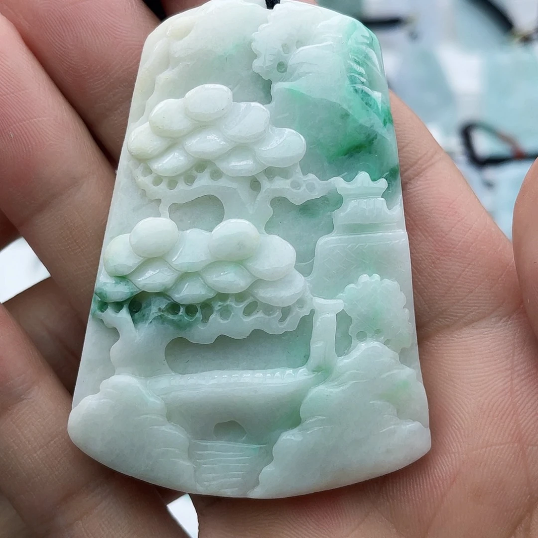 颈饰未镶嵌翡翠翡翠