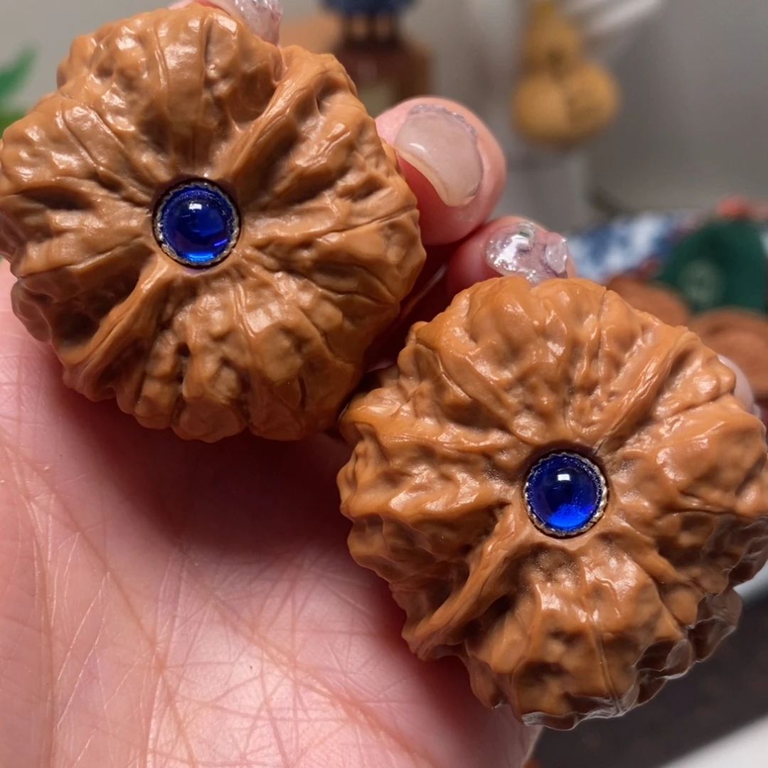 文玩核桃把件39尺寸蛤蟆头