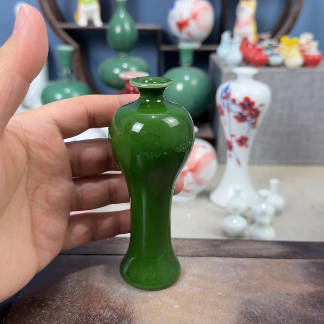 陶瓷手工小花器摆件