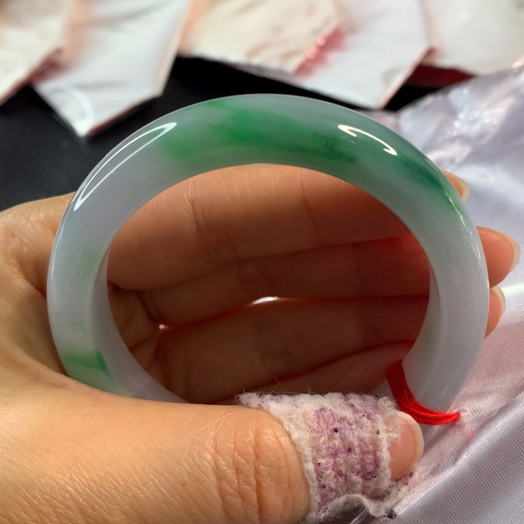 翡翠未镶嵌手镯翡翠手镯54