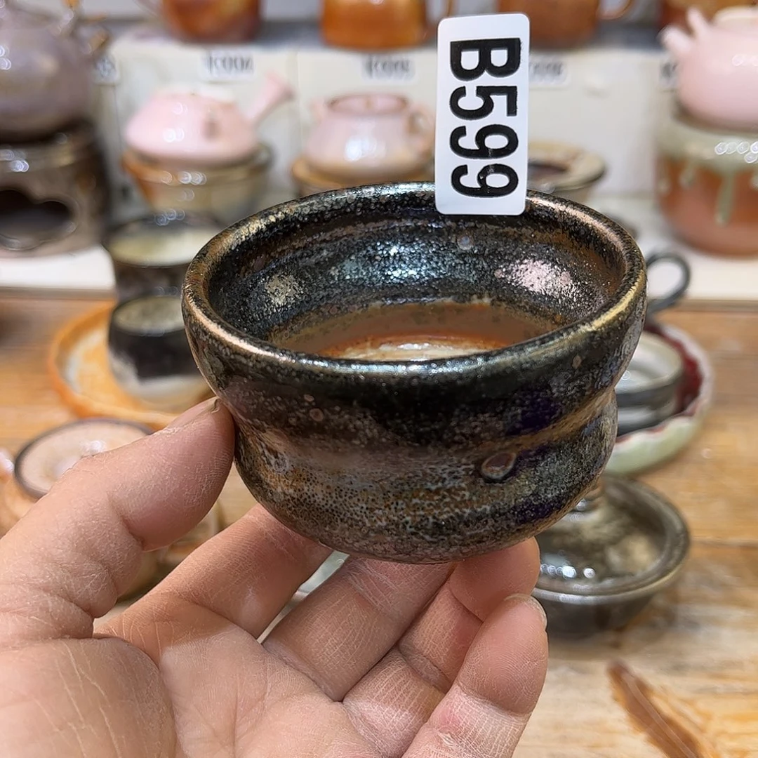 白泥茶杯陶瓷艺术品