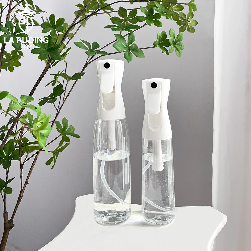 LA朴町 按压式浇花细雾喷壶酒精消毒喷雾瓶清洁专用高压pet喷水壶