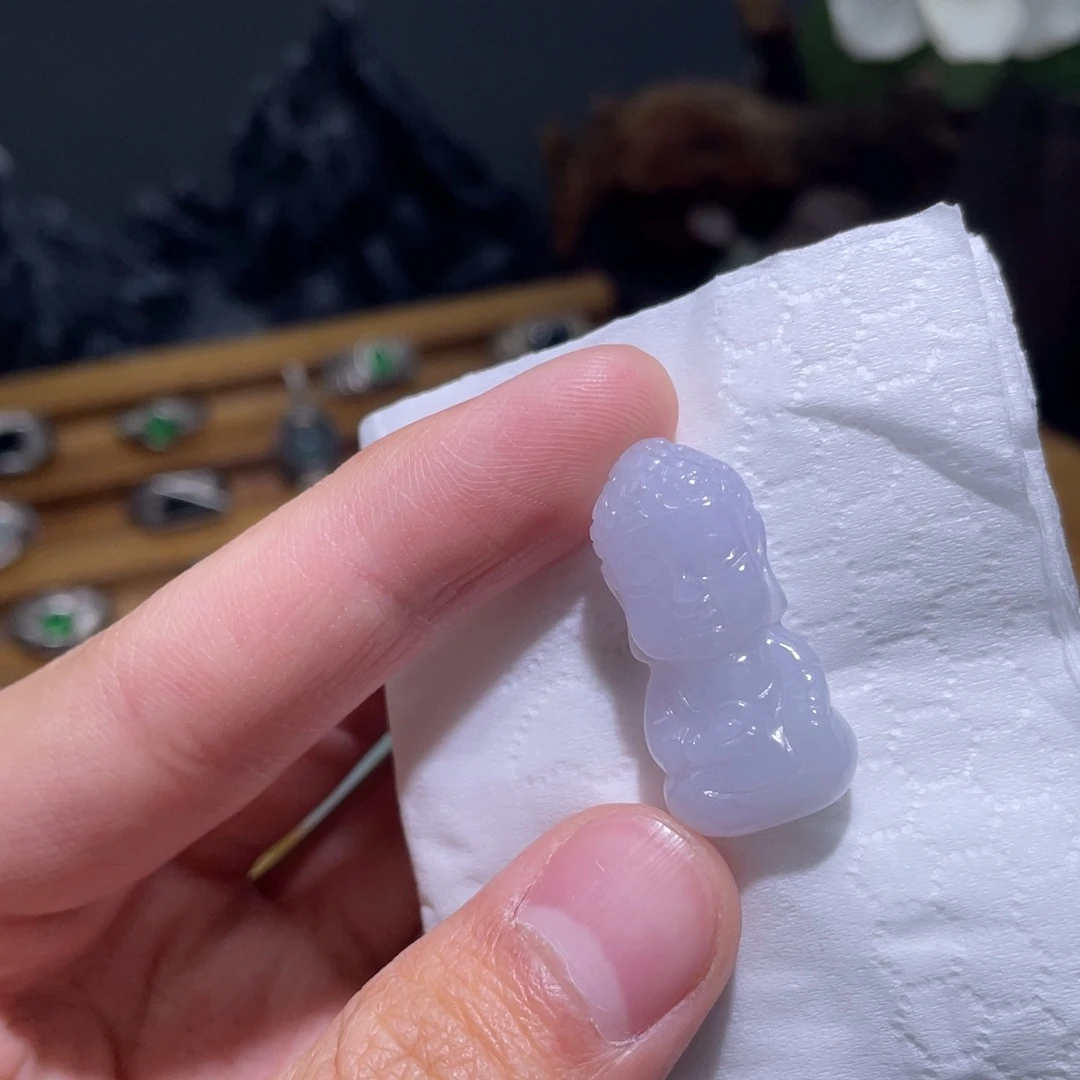 定制翡翠未镶嵌吊坠